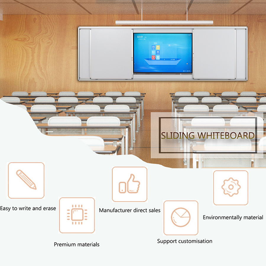 sliding whiteboard