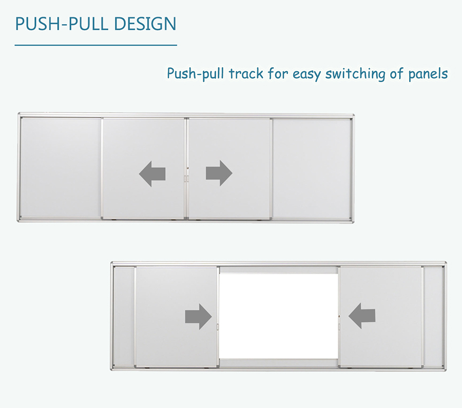 sliding whiteboard