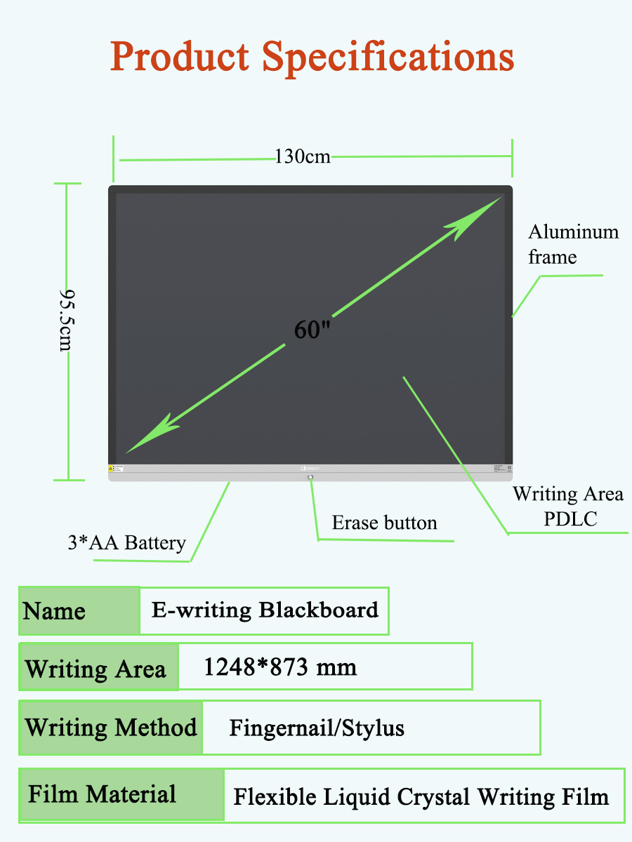 LCD writing blackboard